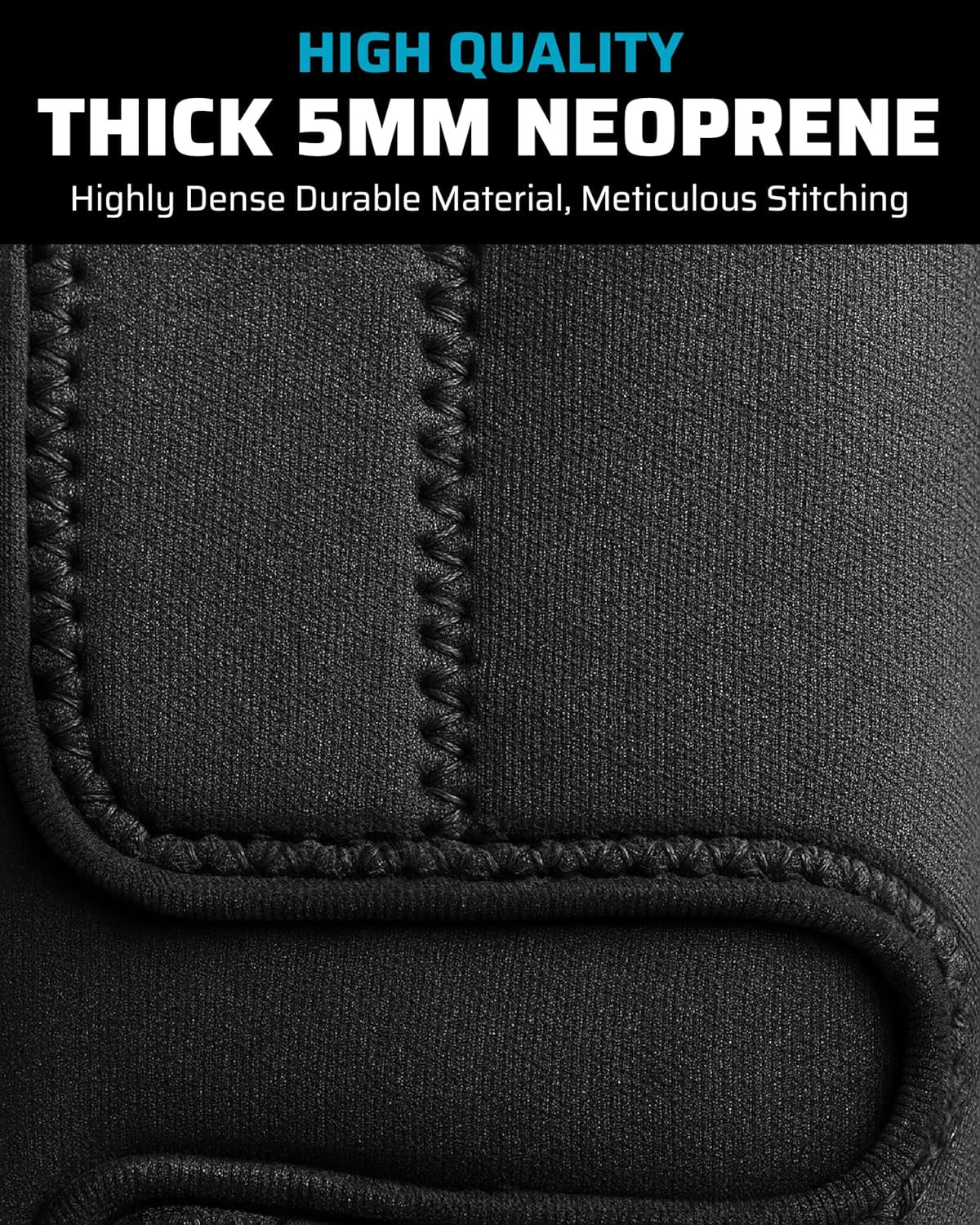Deadlift Shin Guards 5mm Neoprene Leg Protection - Easy On-Off Fit