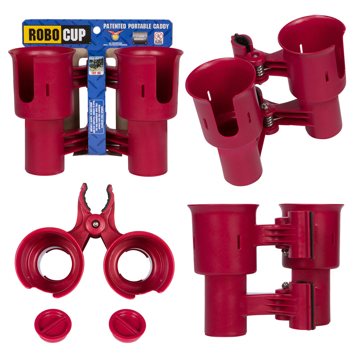 Multi-Color RoboCup Bundle with Holster and Plus - Durable Portable Clamping Tool