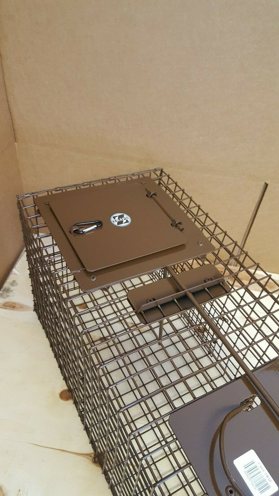 Live Animal Trap for Raccoons, Opossums, Foxes, Bobcats, and Armadillos - Made in USA
