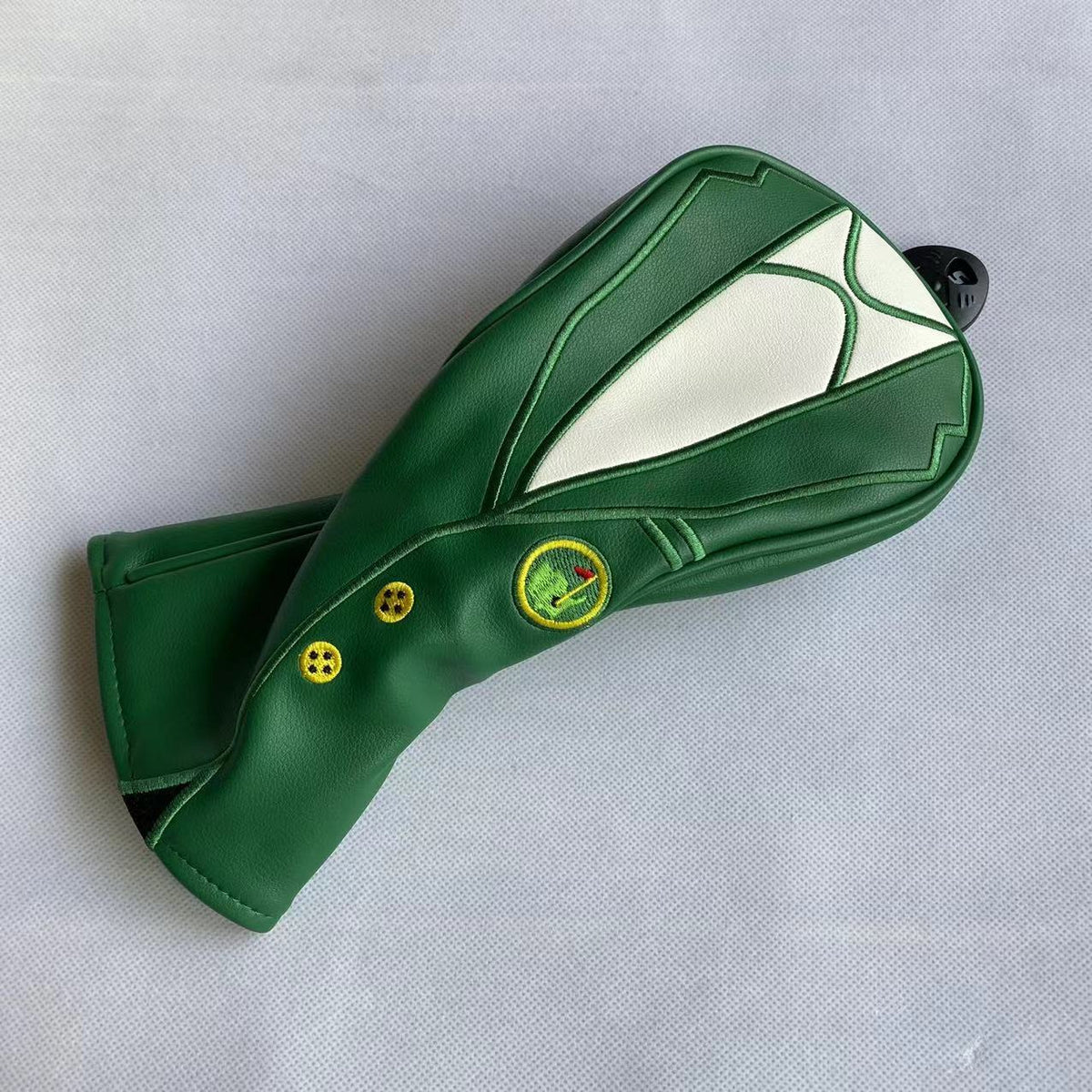 Premium Green Fairway Wood Headcover for 3 & 4 Woods Golf Club Protector