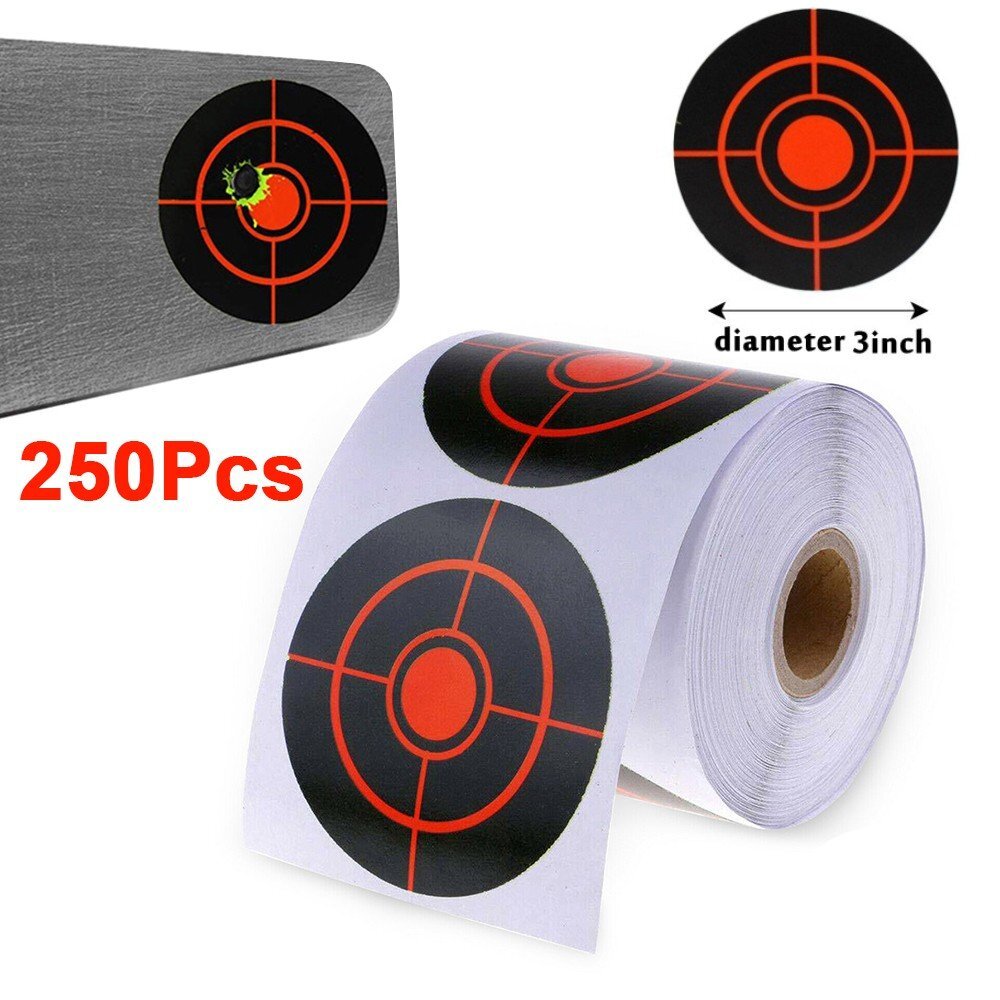 Self-Adhesive Shooting Targets - Reactive Splatter Stickers for Indoor & Outdoor Practice