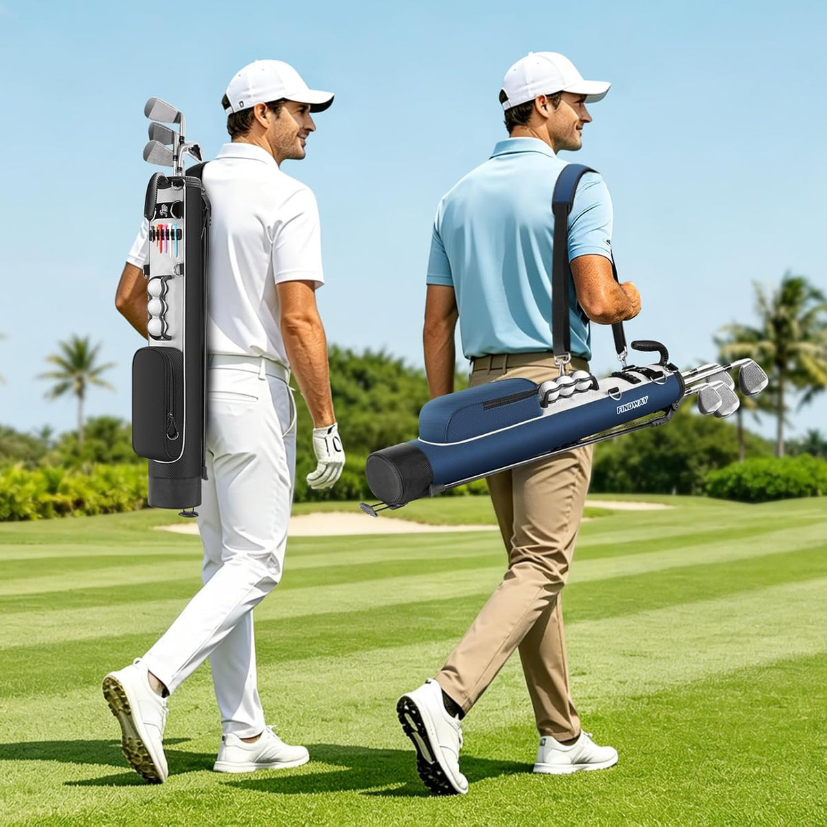 Lightweight Golf Stand Bag for Driving Range and Par 3 Courses