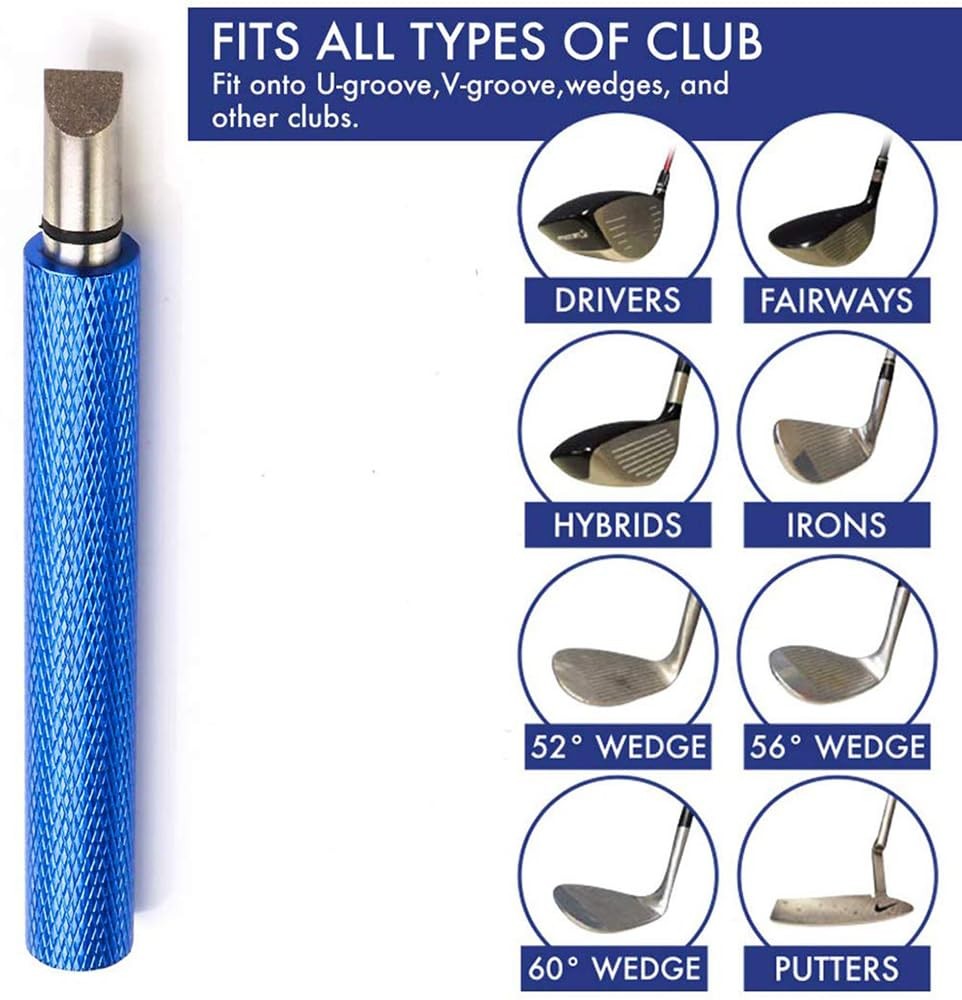Golf Club Groove Sharpener for Wedges and Irons - Re-grooving Tool