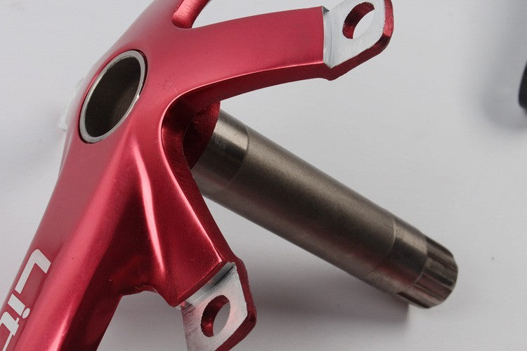 170mm Aluminum Crankset with 130BCD for Folding Road Bikes