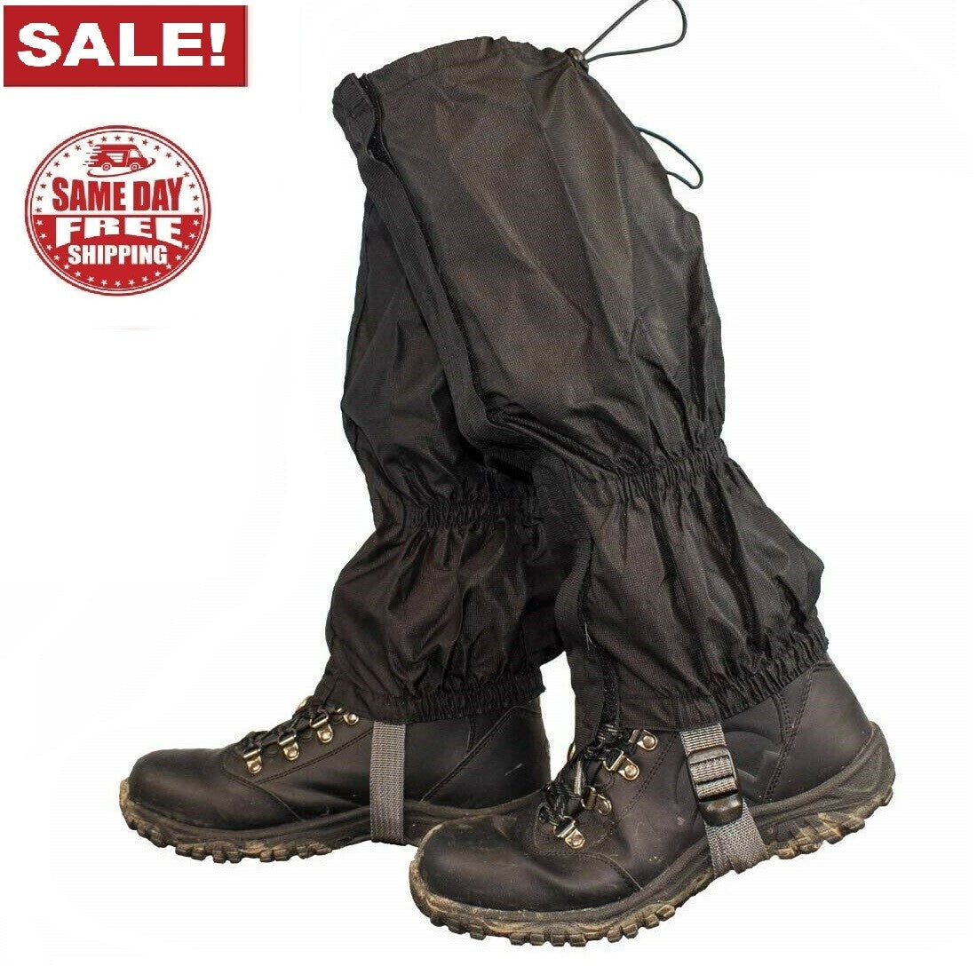 Waterproof Hiking Gaiters Leg Covers for Outdoor & Snow Protection