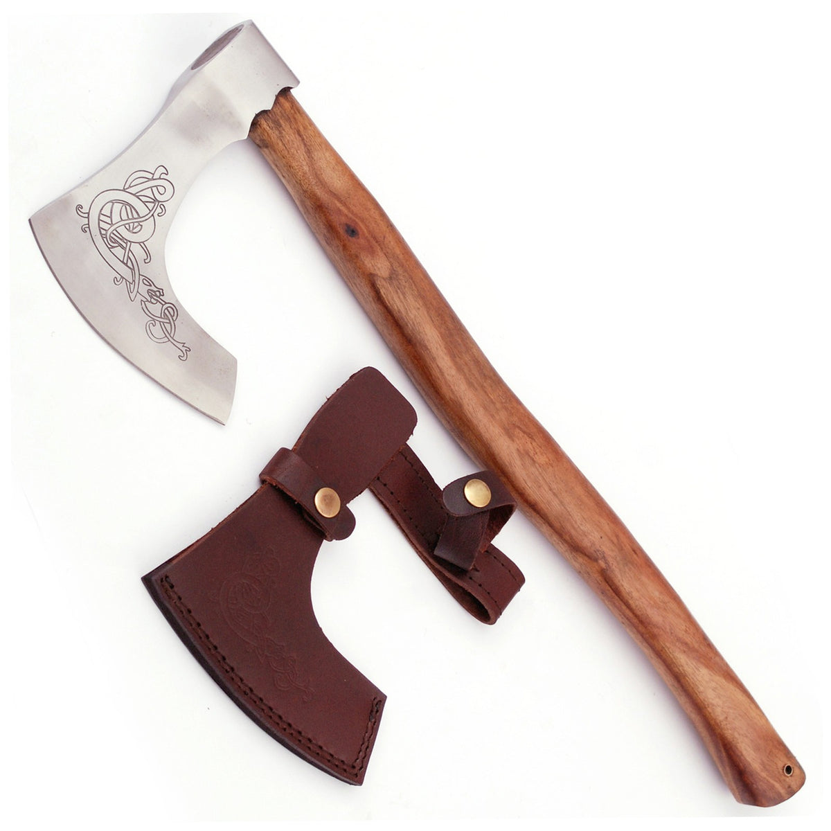 Medieval Warrior Shield Maiden Axe with Sheesham Handle and Steel Blade