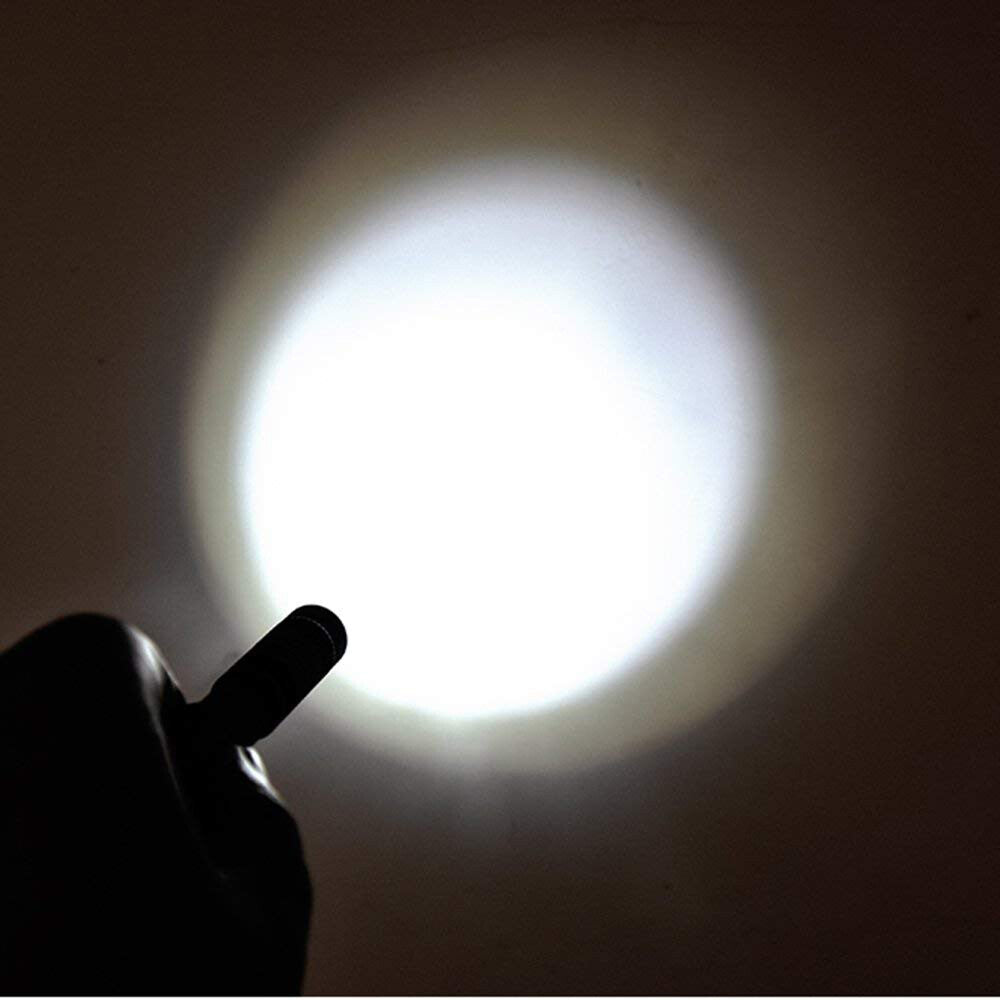 Mini LED Flashlight Pen Clip Set - Portable Waterproof Torch 5 Pack