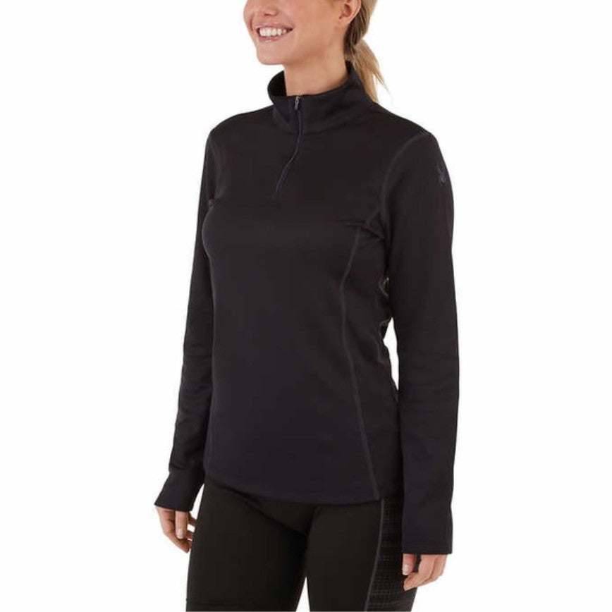 Spyder Women's Baselayer 1/4 Zip Top High Performance Comfort