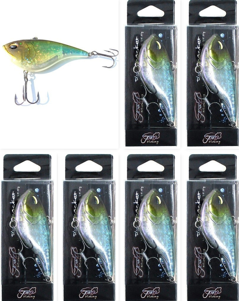 Jenko 3-Inch Lipless Crankbaits Set - 75mm, 5/8 Oz, Gagonit Green