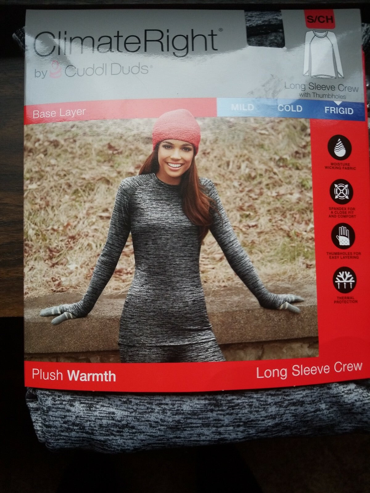 Women's Moisture-Wicking Stretch Top with Raglan Sleeves - Black Heather