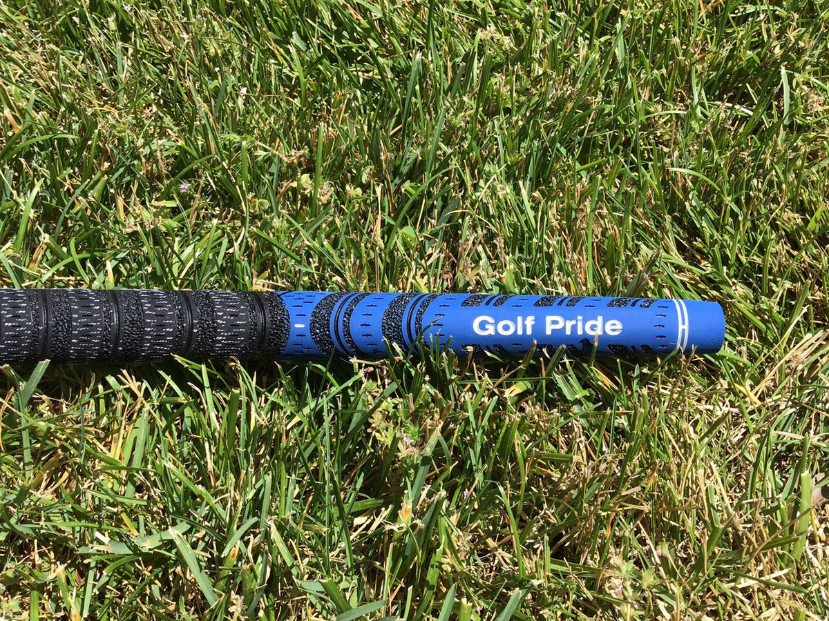 MultiCompound Golf Grip Blue Black MIDSIZE - Golf Club Accessory