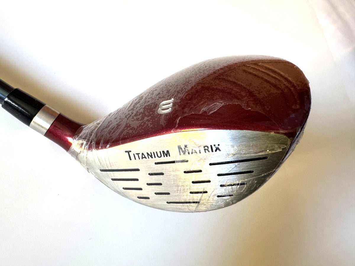 Wilson Dyna Balance Titanium Driver Golf Club Men's Flex Red LH - 3 Pack