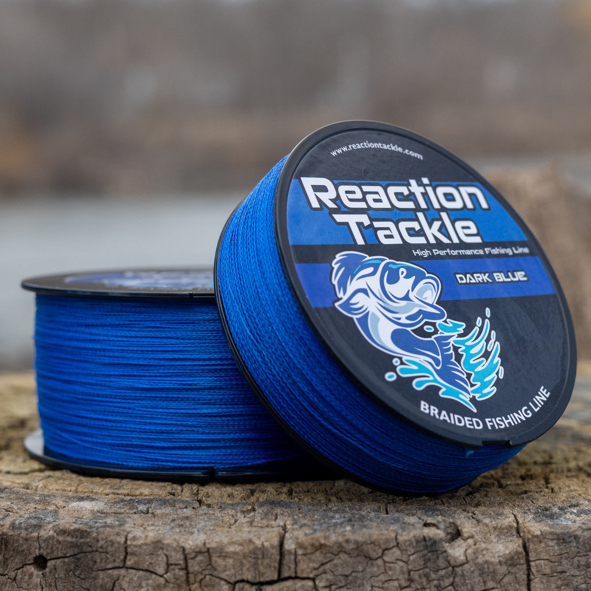 High Performance Braided Fishing Line - Dark Blue, 4 Strand, Heavy Duty