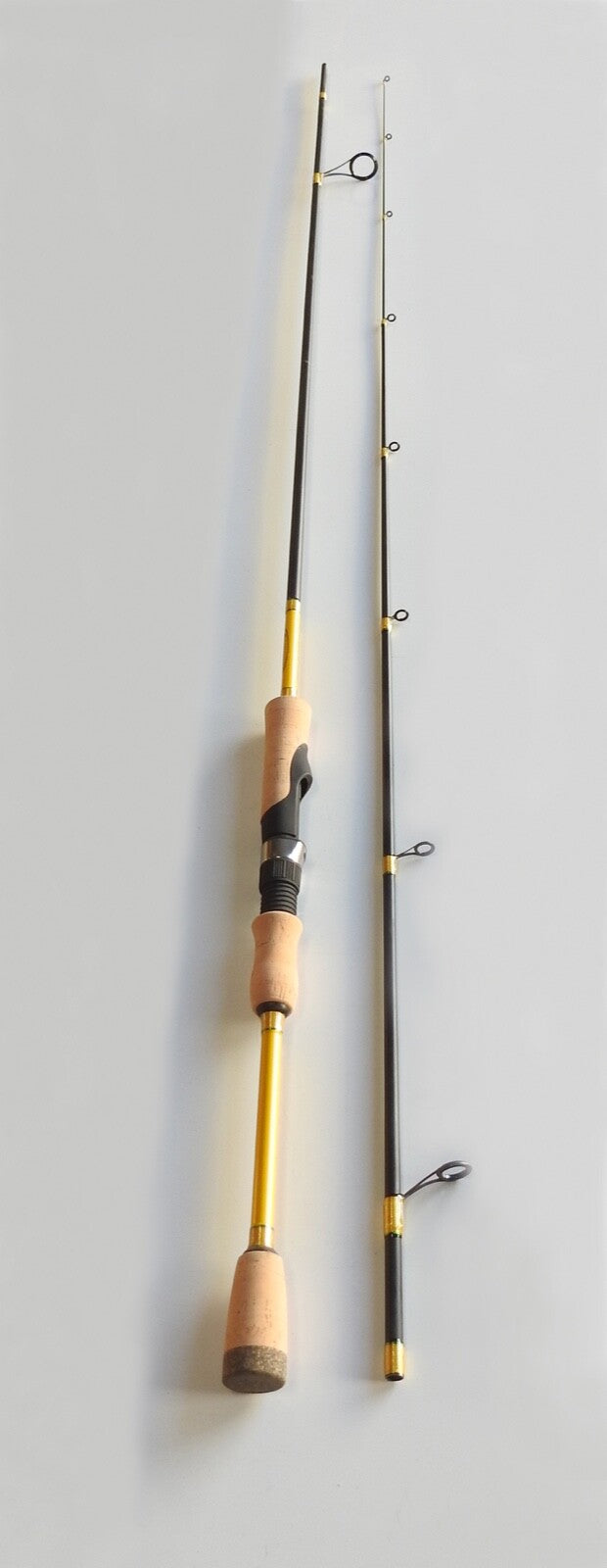 7'6" Spinning Fishing Rod for Trout & Trophy Fishing - 2-Piece High Modulus Graphite