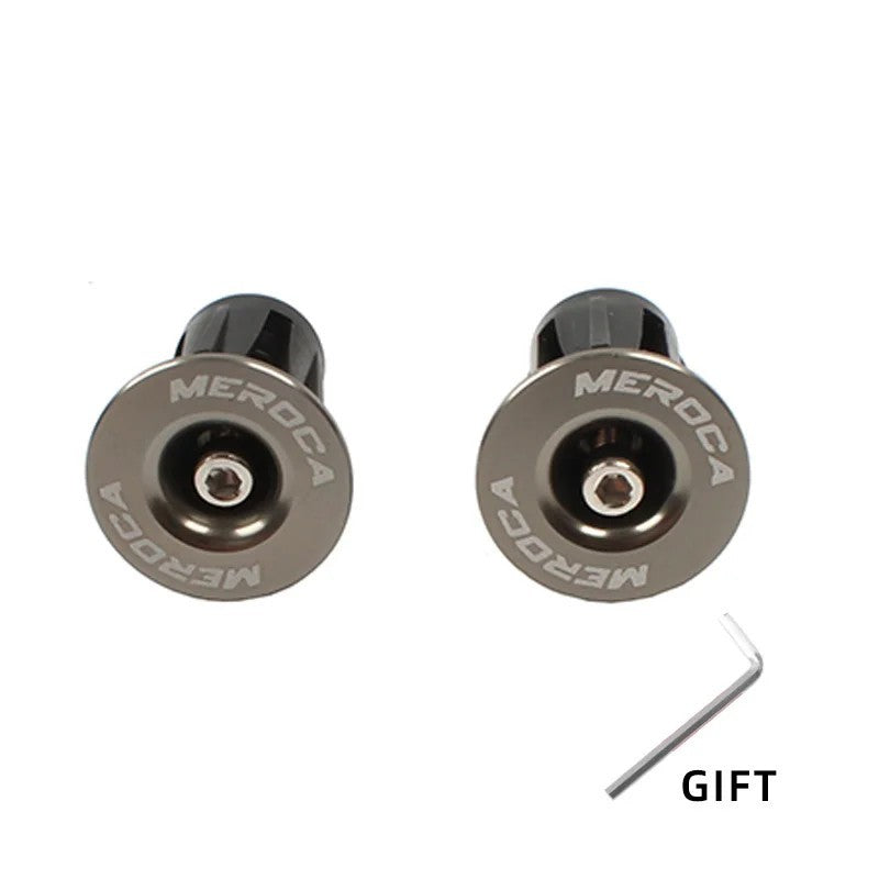 Aluminum Bicycle Handlebar End Plugs MTB Road Bike End Caps - 22-24mm Fit