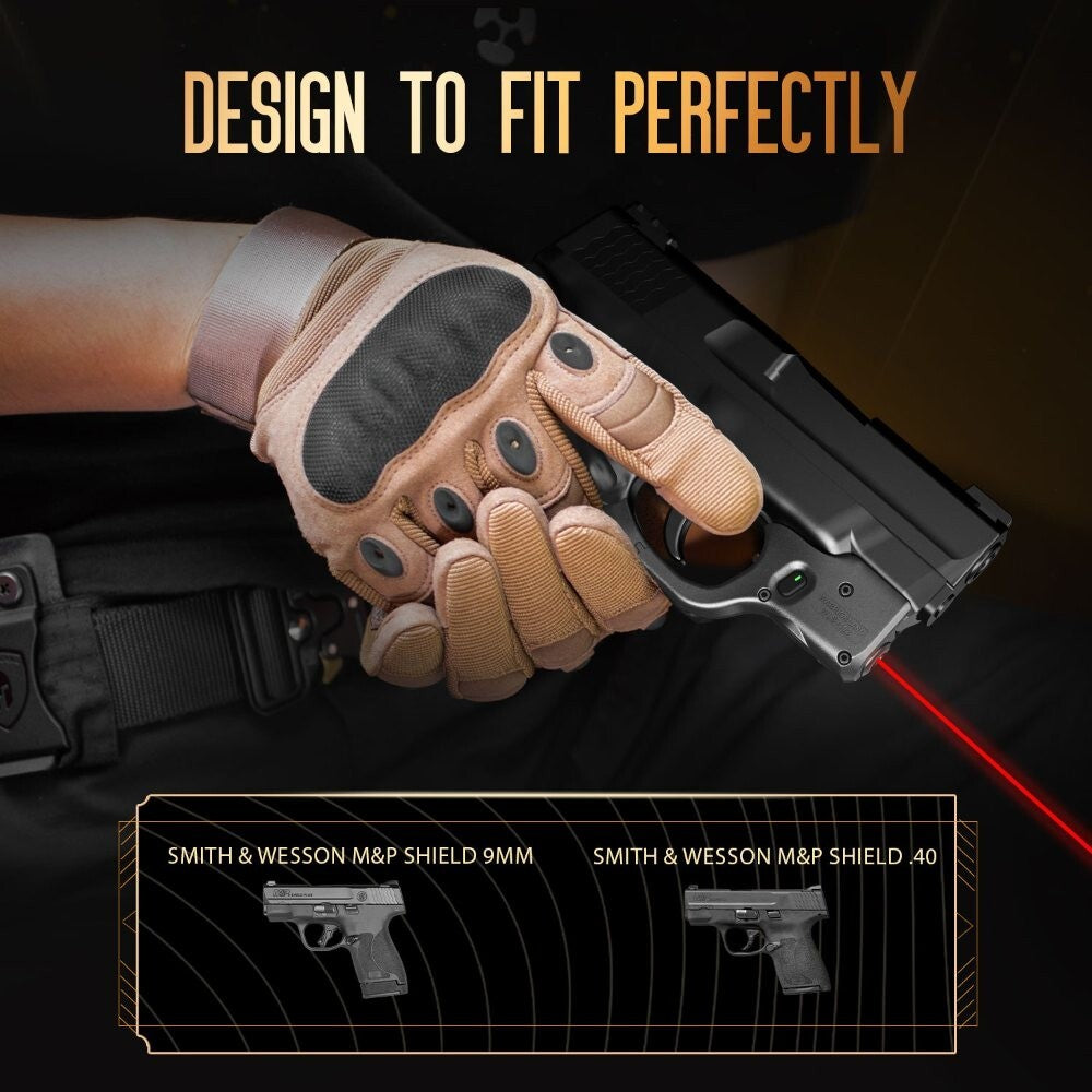 Red Laser Gun Sight for S&W M&P Shield 9mm/.40 Pistol - Tactical Scorpion Gear