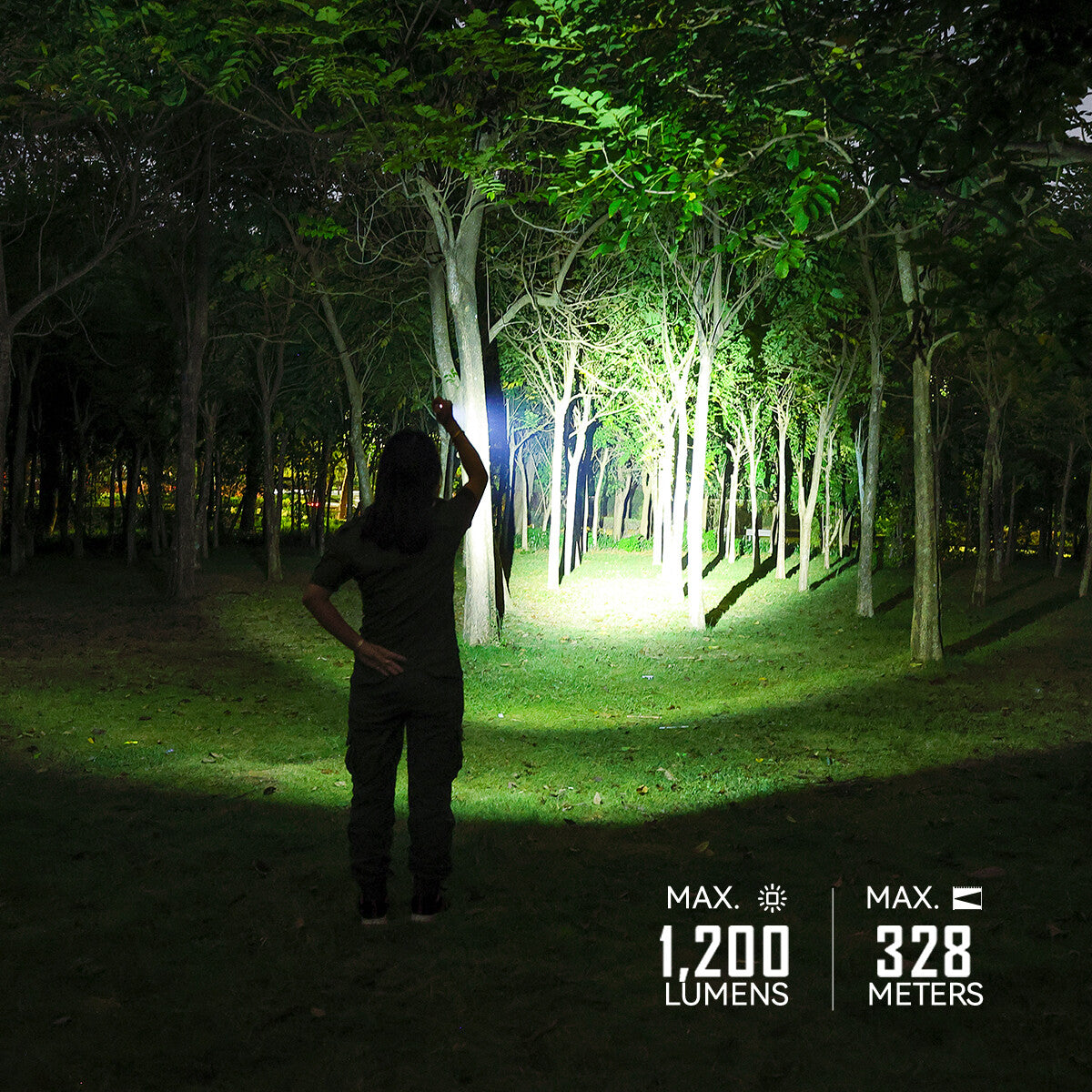 IMALENT LD35 Bright LED Flashlight - Rechargeable 1200 Lumens EDC Torch