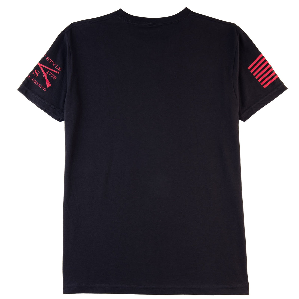 Red Blood American Reaper T-Shirt for Men - Black Graphic Tee