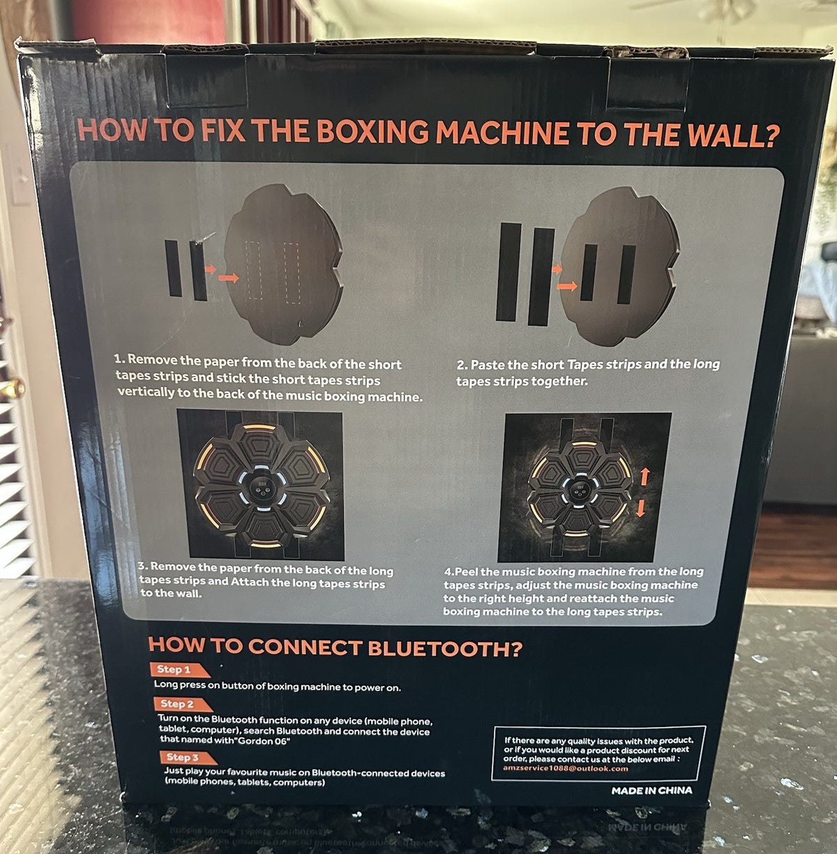 Wall-Mounted Boxing Punching Machine with Bluetooth and 9 Modes for Adults
