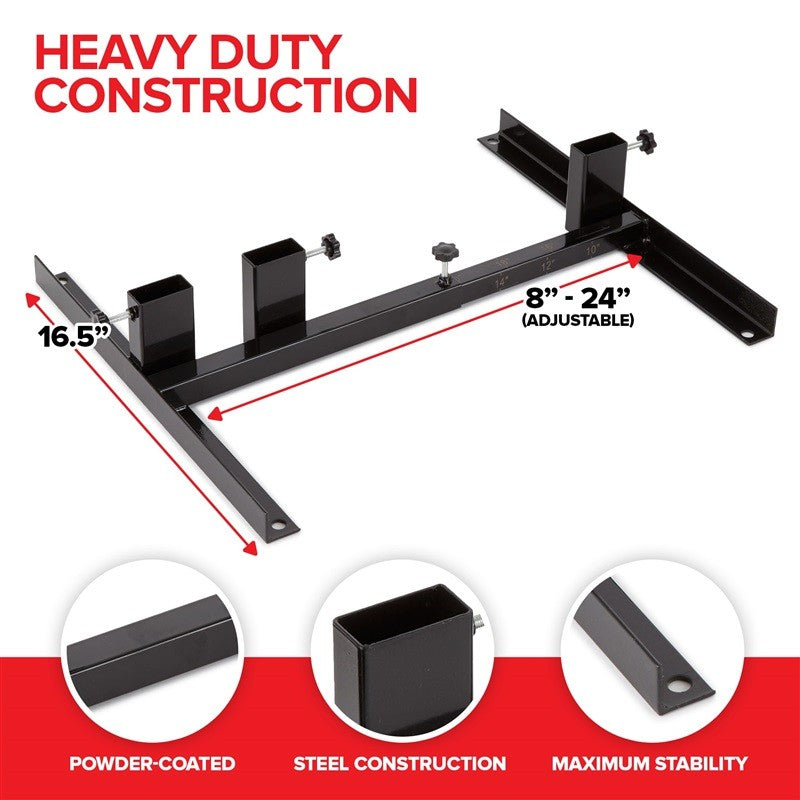 Adjustable Target Stand Base 2 Pack for Wooden Frames - Heavy Duty Steel