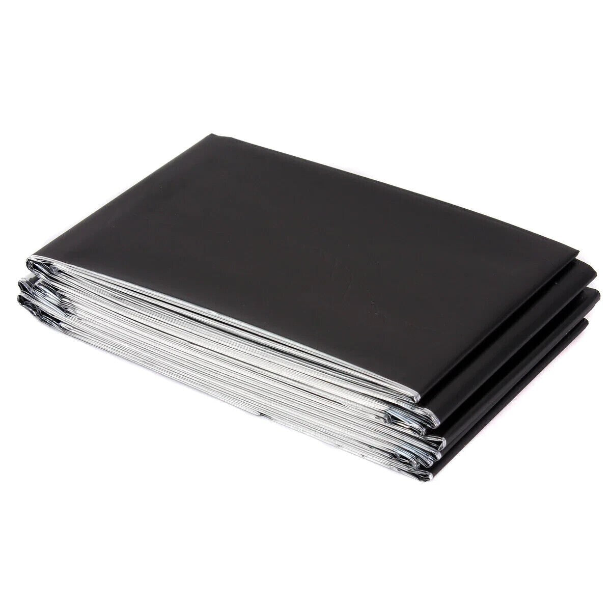 2 Emergency Space Mylar Thermal Blankets 84x52 Inches - Body Heat Retention