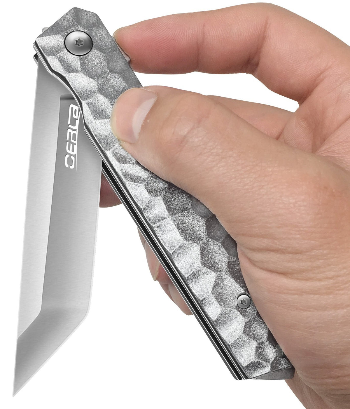 EDC Folding Pocket Knife with 3.54-Inch Blade, Ball Bearing Open, Safety Lock