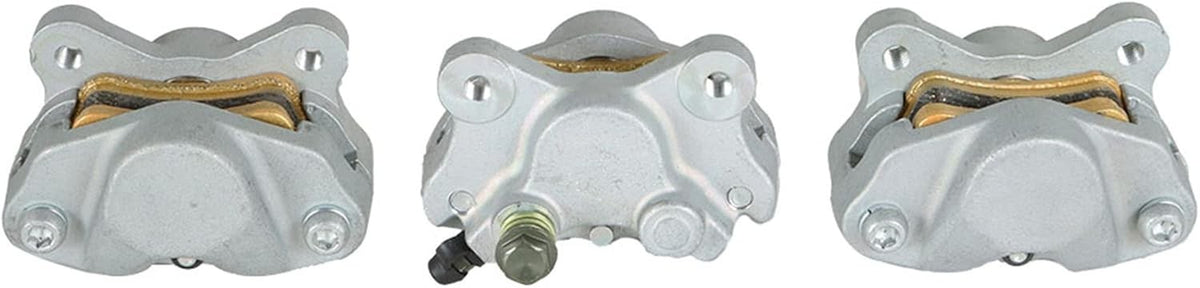 Front Rear Brake Calipers with Pads Replacement for ArcticCat ATVs 250 375 400 300