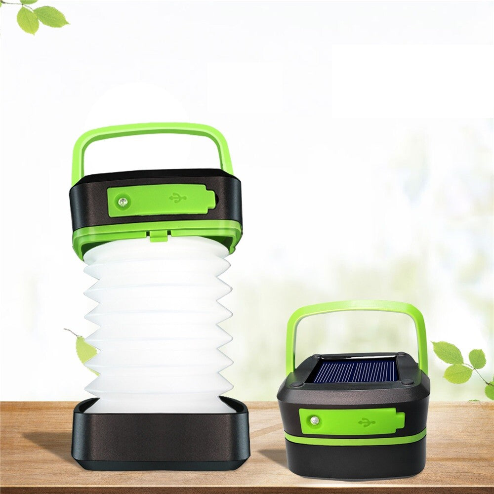 Rechargeable Solar LED Camping Lantern & Tent Light with USB & SOS Modes
