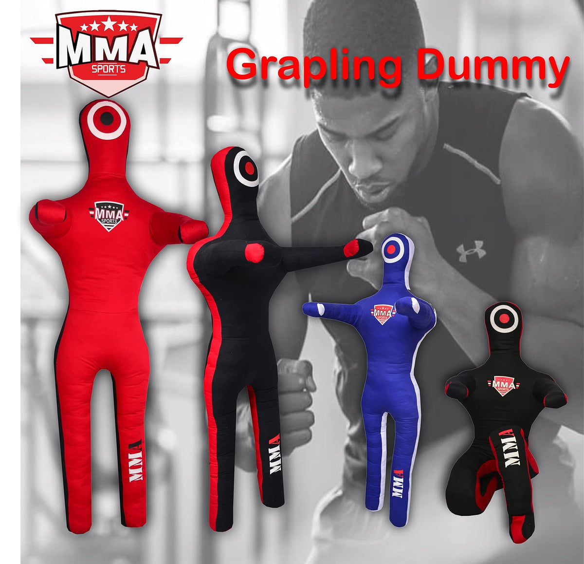6FT Kids Grappling Dummy for Martial Arts Training - Wrestling, Jiu-Jitsu, MMA