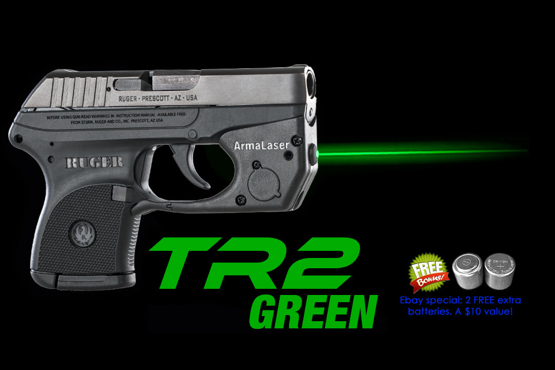 Green for Ruger LCP Gen 1 - Instant Activation, Human Touch Technology