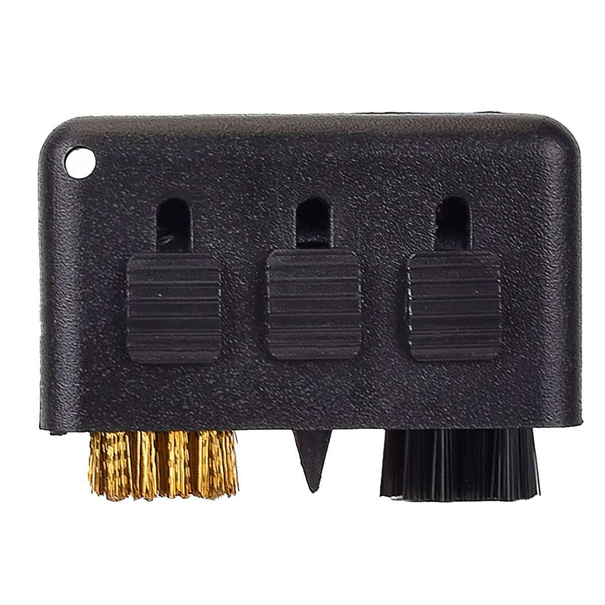 3-in-1 Portable Golf Club Cleaner Brush Retractable Pocket Accessory