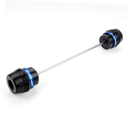Blue Motorcycle Front Axle Slider for CFMOTO Ibex 450 2025-2026 - Anti-Fall Wheel Protector