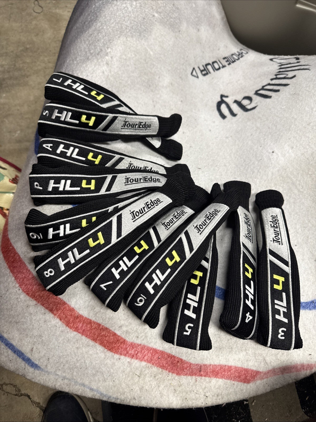 Tour Edge HL4 Hot Launch Hybrid 3-Lob Wedge Golf Club Set with Headcovers