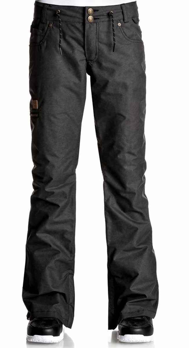 Women's Softshell Snowboard Pants Waterproof Ski & Snowboard Trousers Black