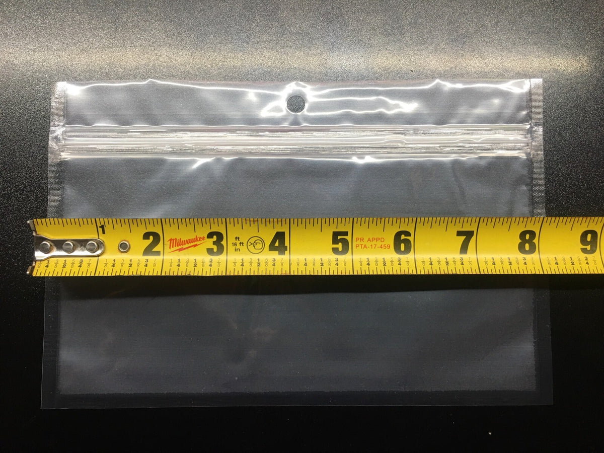 50 Laminated Zip Lock Bags for Soft Plastic Baits 8x4 Inches Durable Barrier Bags