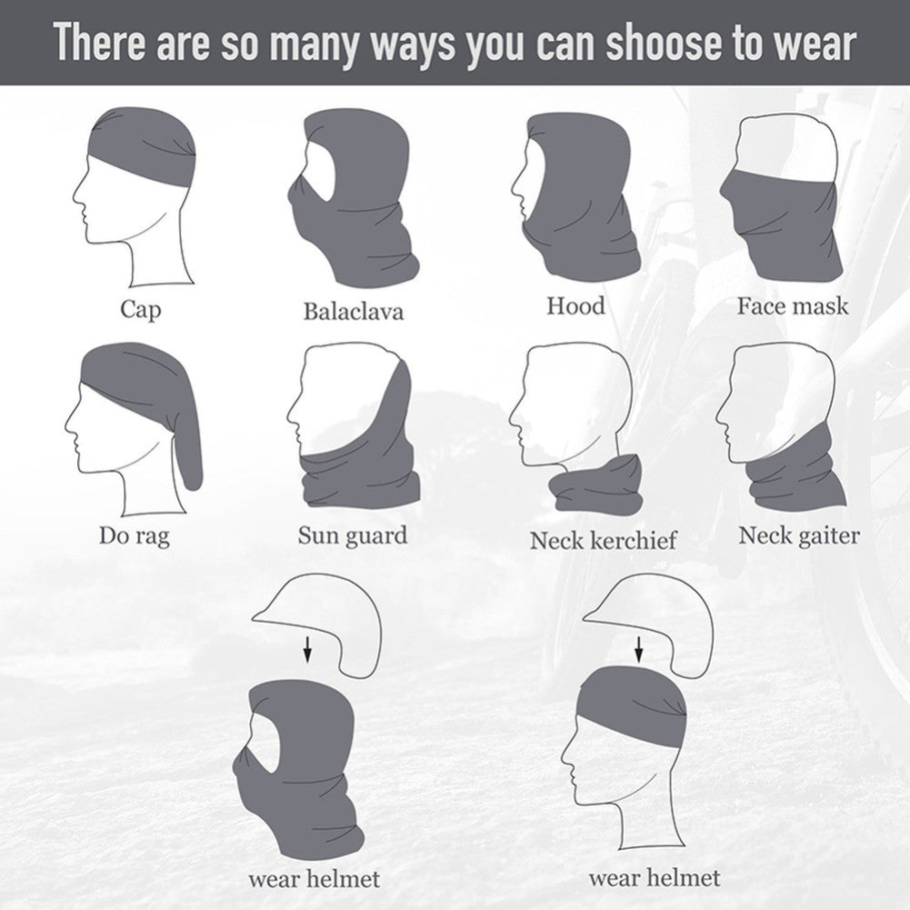 Breathable UV Protection Face Mask for Cycling & Outdoor Activities