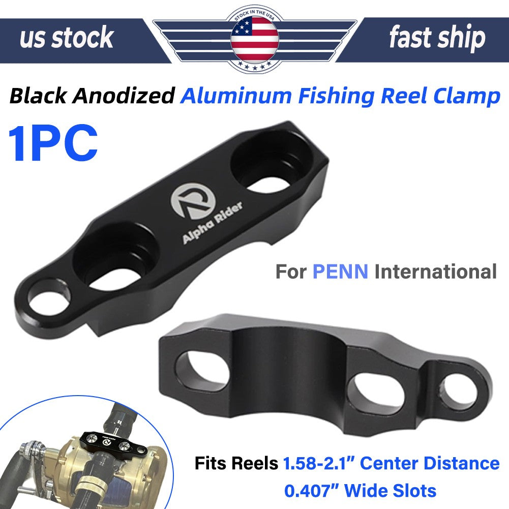 Fishing Reel Clamp for PENN International 20-70 Series - Anodized Aluminum
