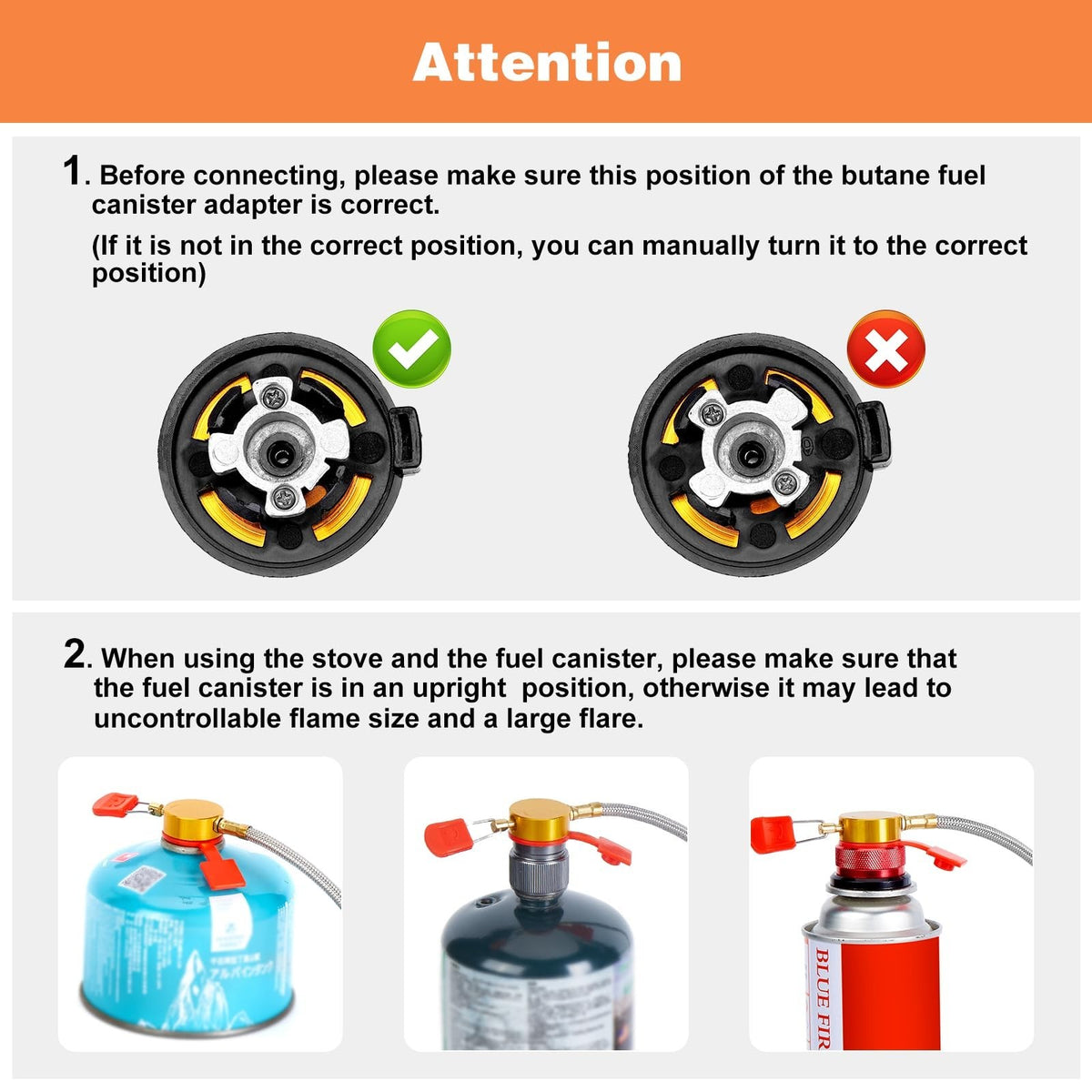 7200W Windproof Camping Stove for Outdoor Backpacking Hiking Picnic