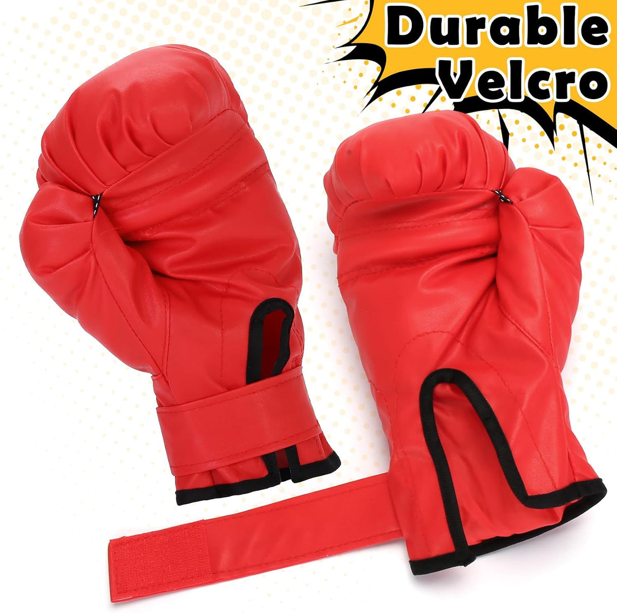 2 Pairs Boxing Gloves for Training and Sparring, Kids and Beginners