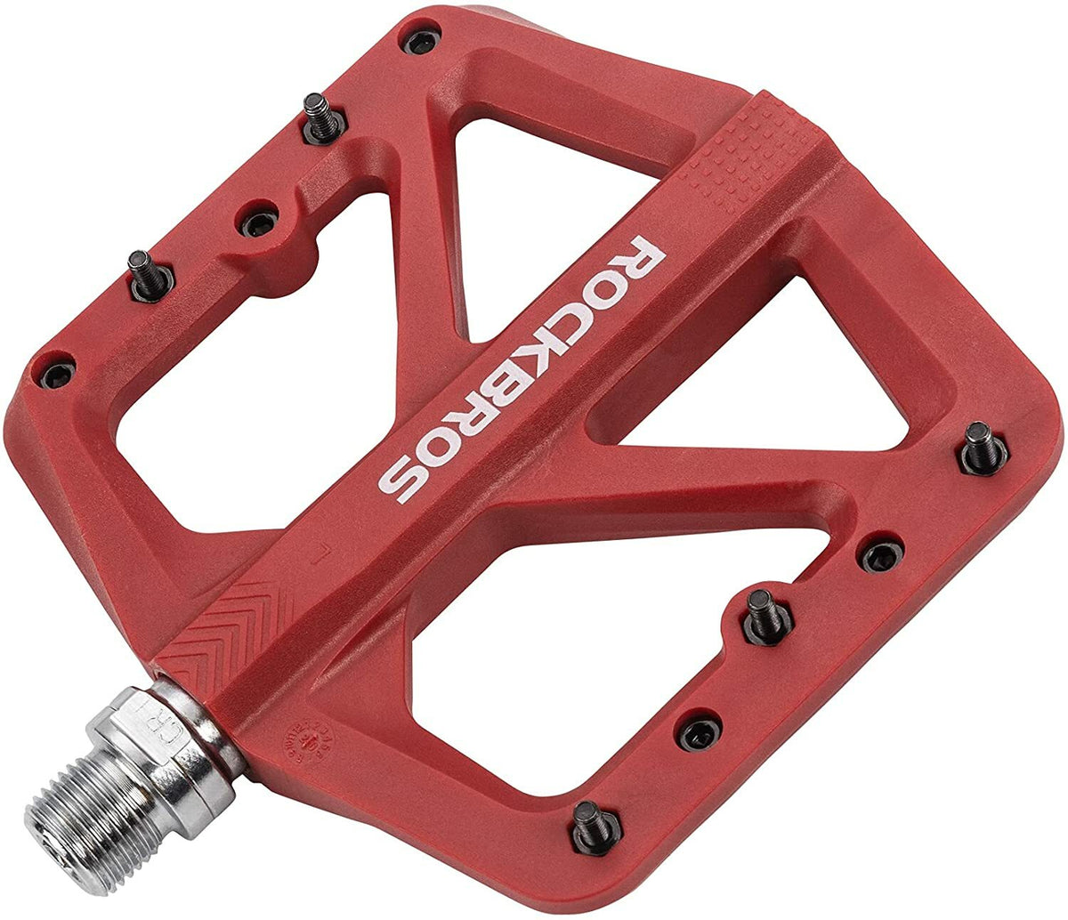 Lightweight Nylon Bike Pedals with 9/16" DU Bearings for Mountain & Road Bikes