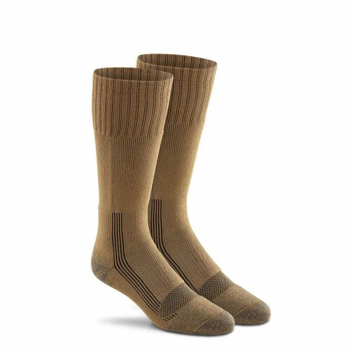 Military Socks Unisex Crew Socks Moisture-Wicking Durable Coyote Brown 3 Pack