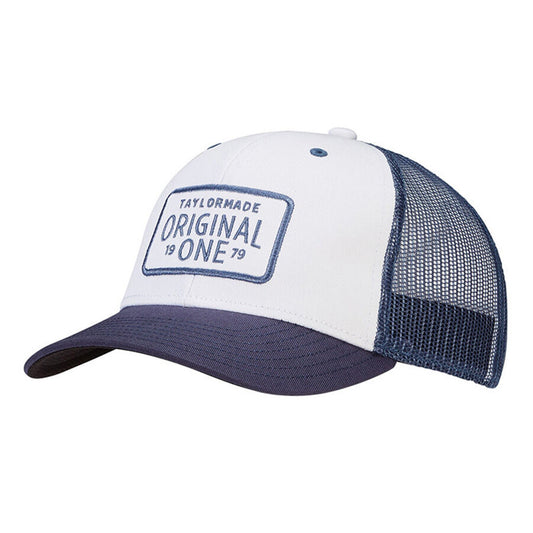 Women's Trucker Golf Hat Navy White Snapback Cap