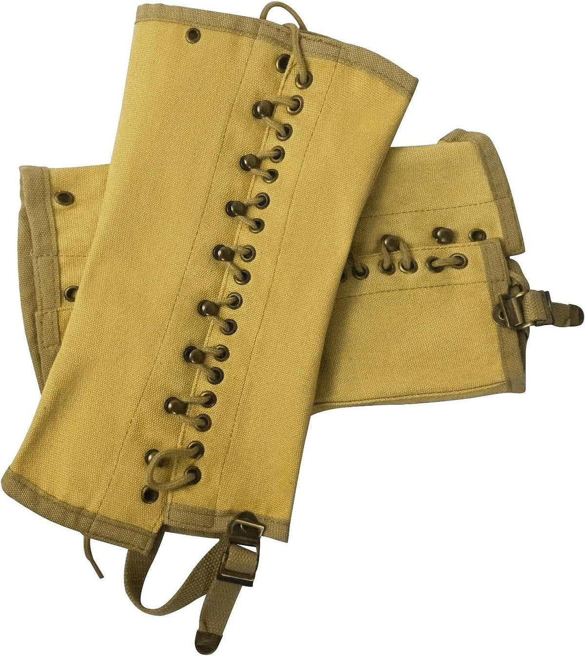 Vintage Canvas WWII Gaiters for Men - Reproduction Snake Leg Gaiters