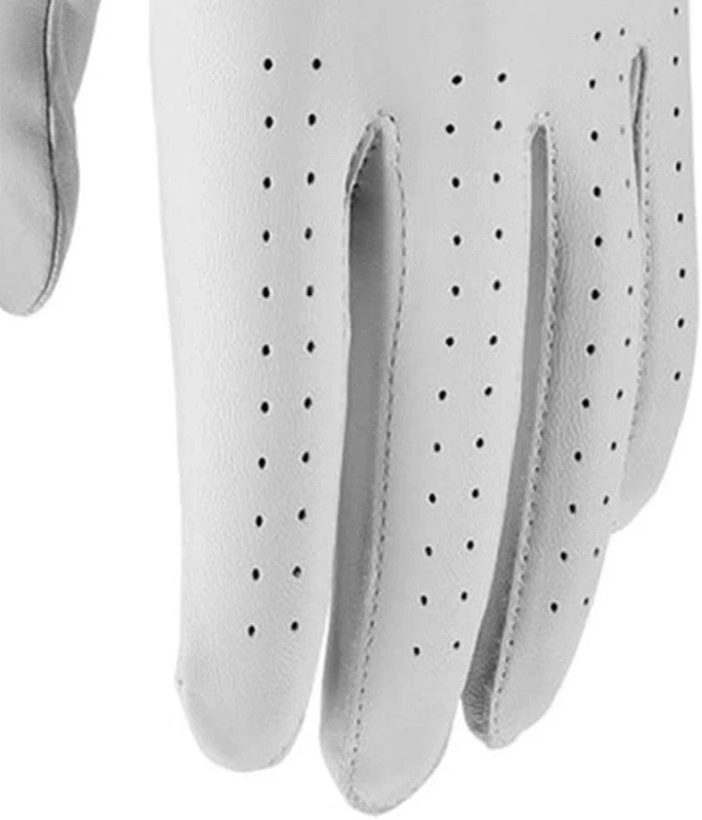 Golf Tour Glove Men Left Hand Cabretta Leather XL - White