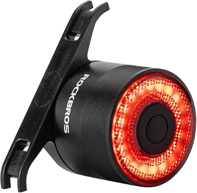 Bike Rear Light with 4 Modes Auto Brake Sensing Waterproof Safety Taillight