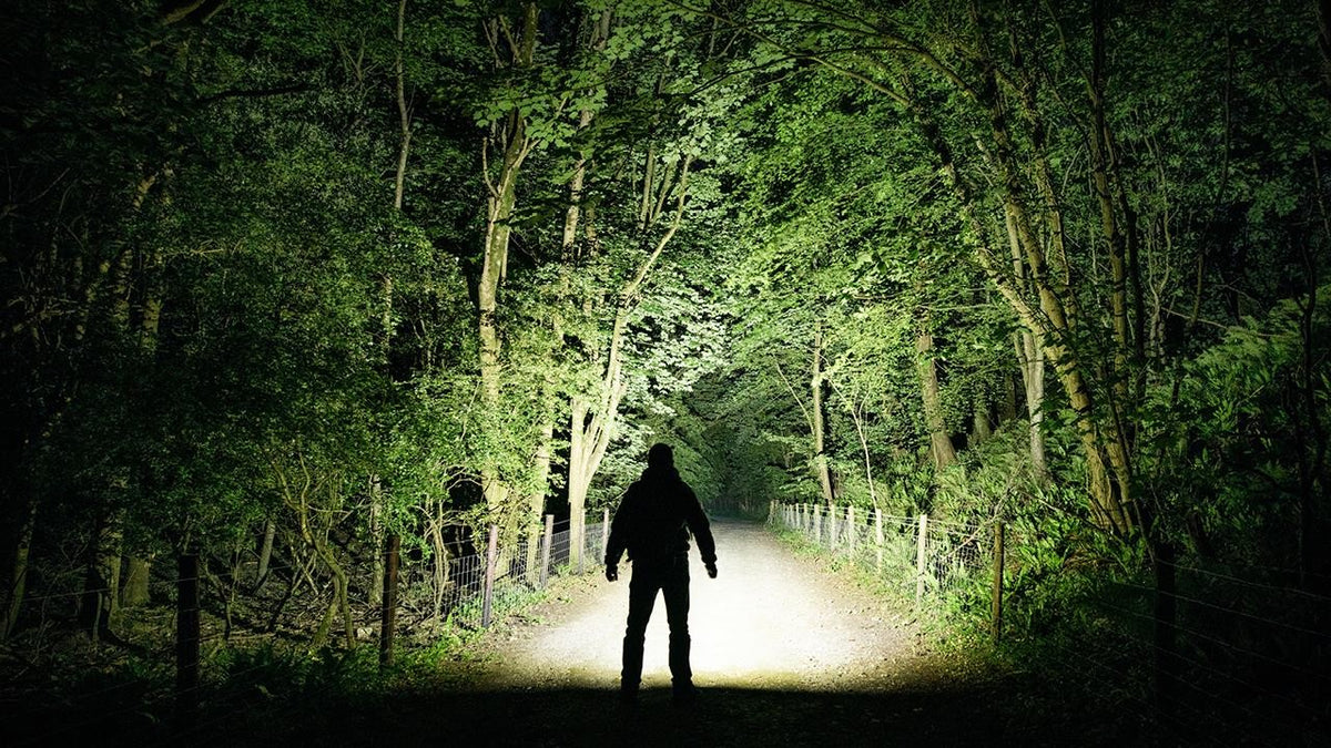 Rechargeable LED Tactical Flashlight 8000 Lumens Compact Outdoor Light