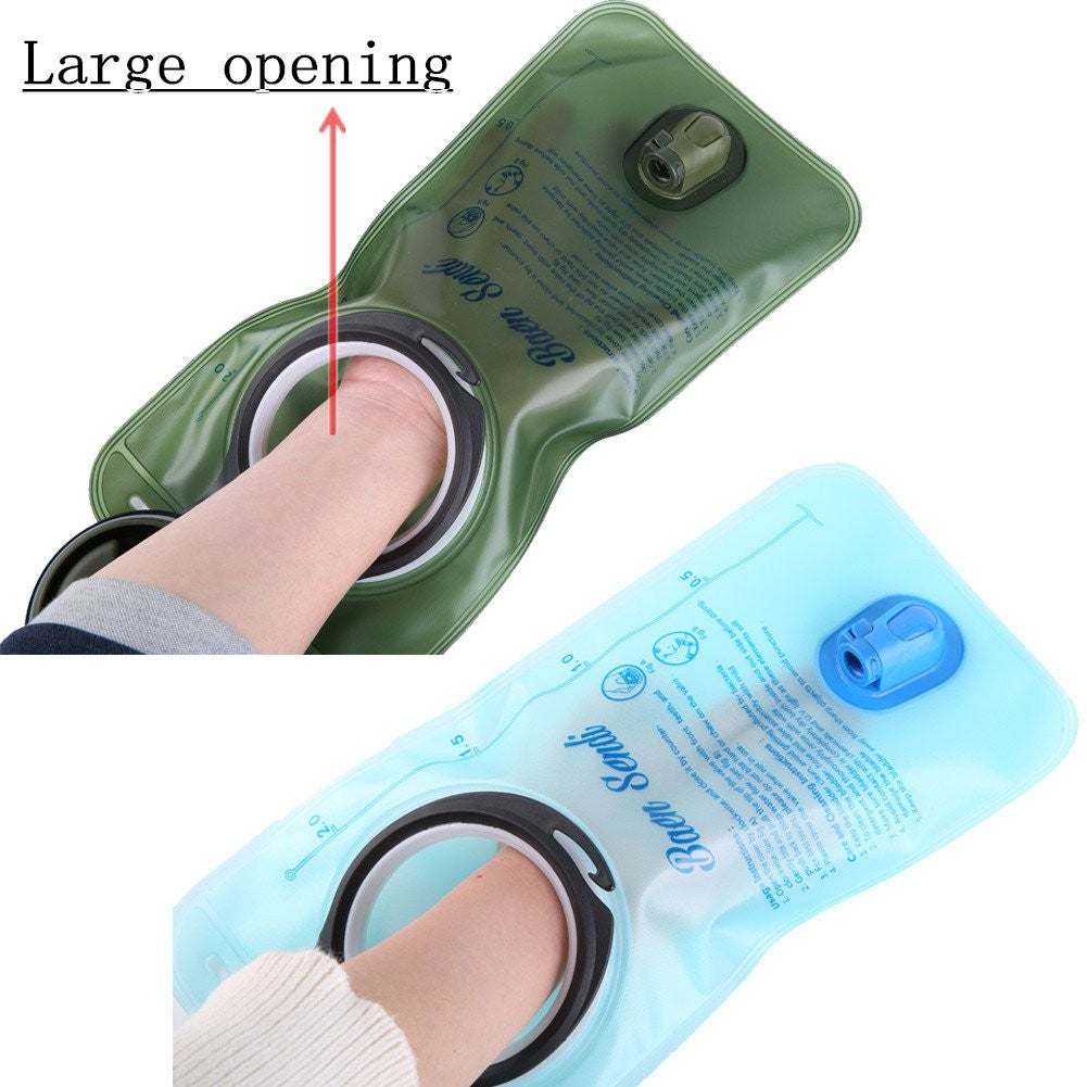 2 Pack 2L Hydration Bladders BPA-Free Water Reservoirs for Outdoor Activities