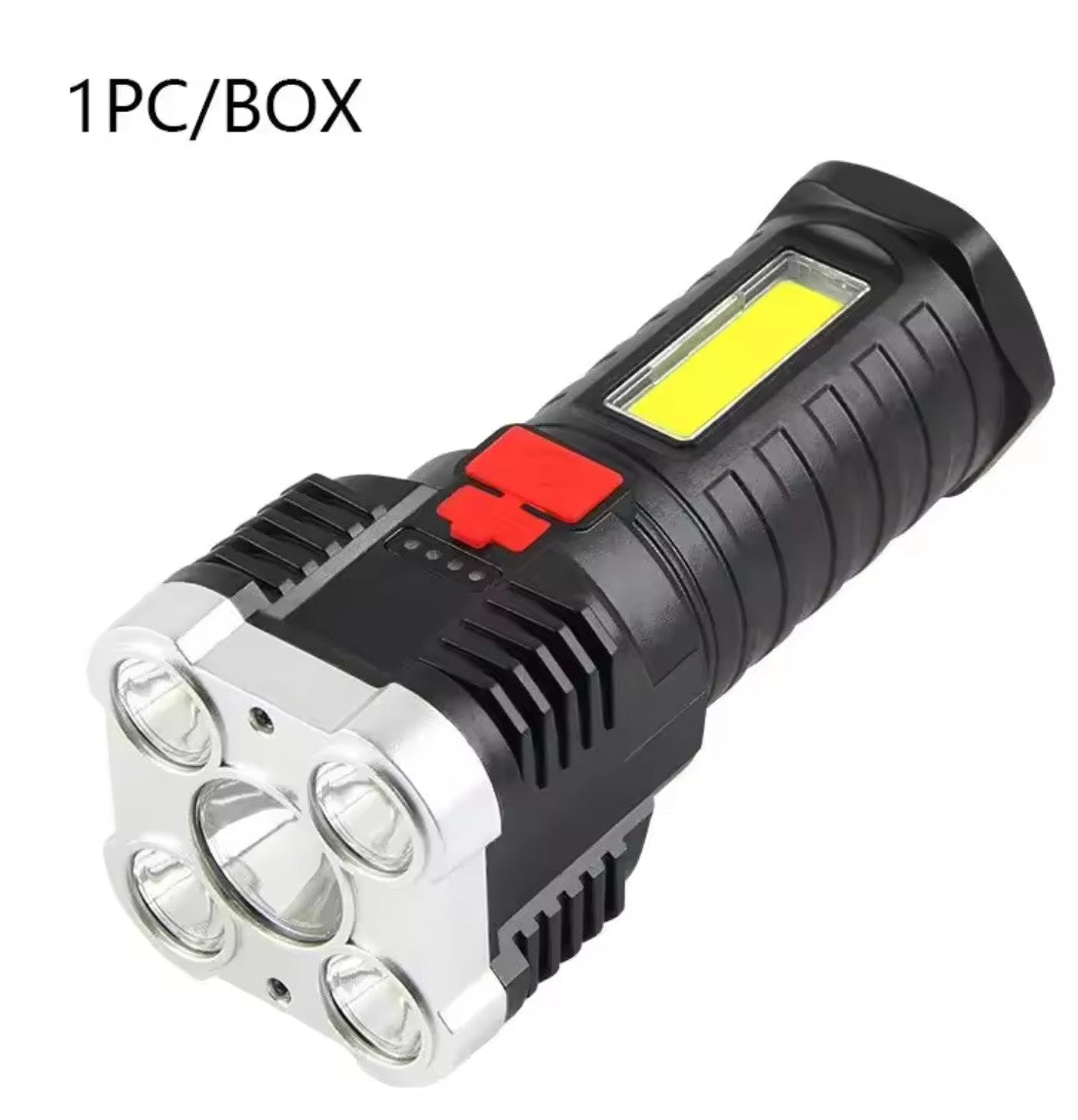 High Power Rechargeable LED Camping Spotlight with Side Light 5W