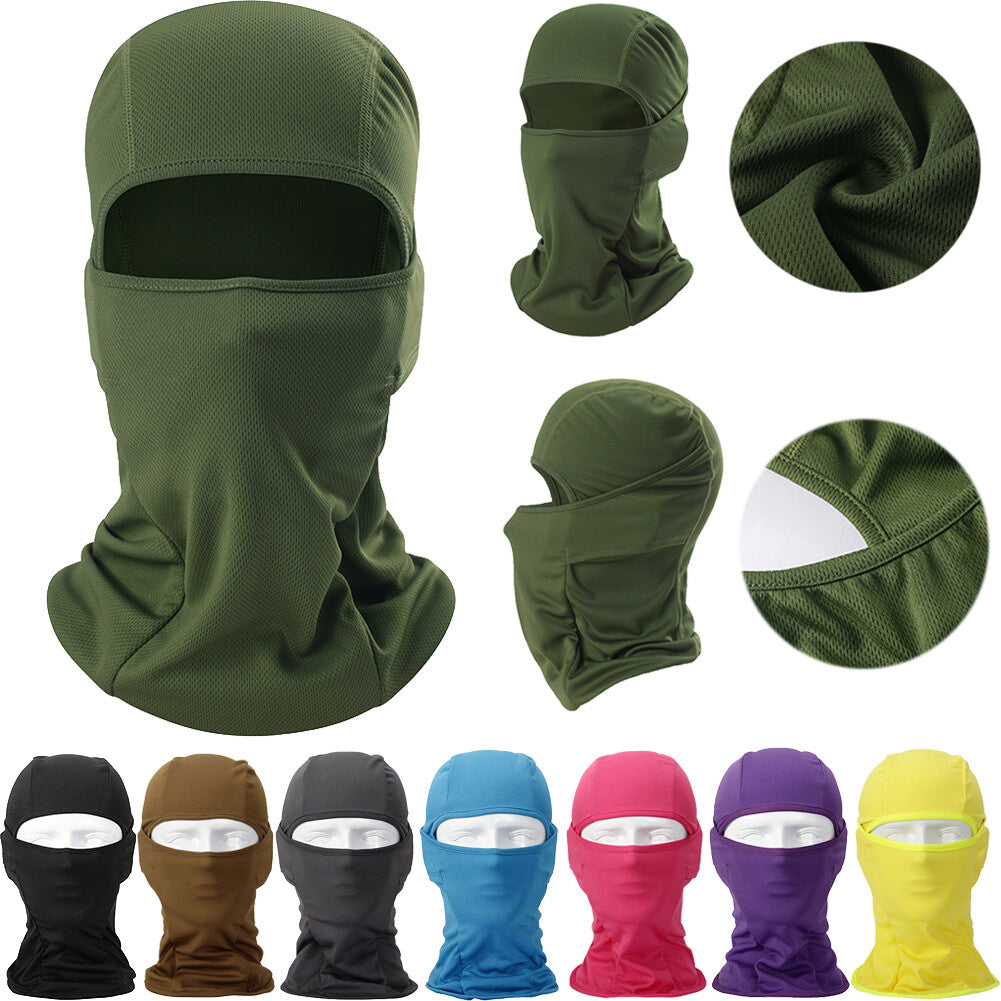 Full Face Mask Motorcycle Riding Head Cover Balaclava for Outdoor Sports