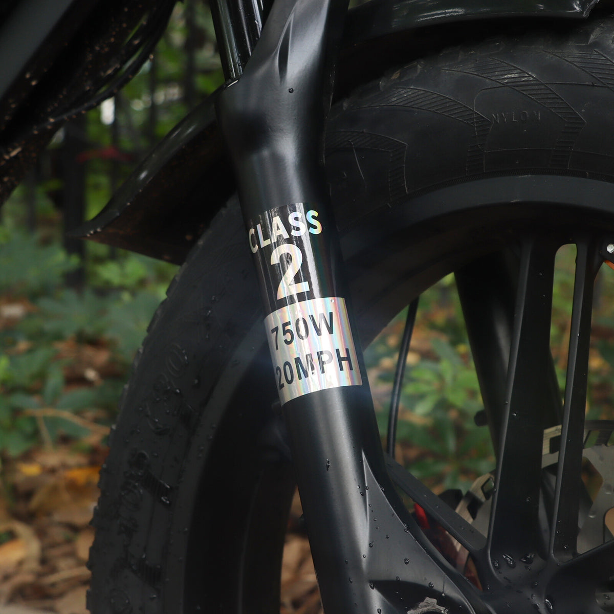 Electric Bicycle Frame Decal Set - 3 Weatherproof Vinyl Stickers for E-Bike Customization